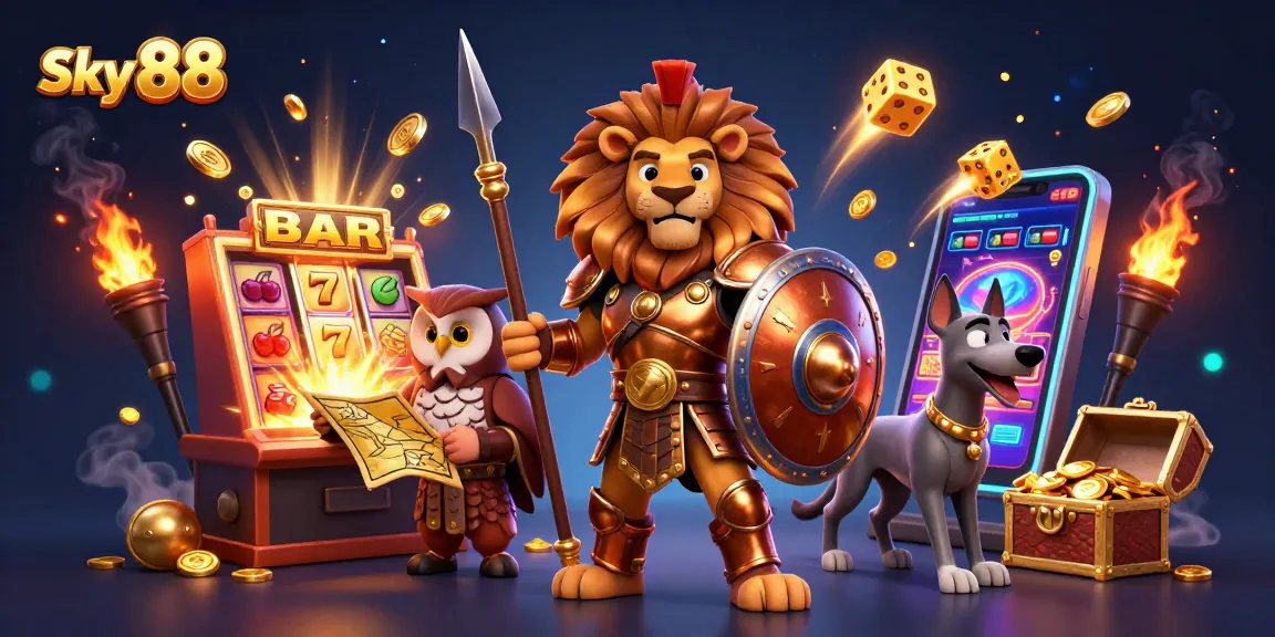 Spin the slots at Sky 88 with a dazzling jackpot explosion and vibrant casino ambiance.