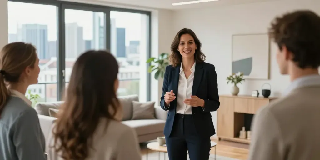 Bester Immobilienmakler Frankfurt beim Verkauf einer modernen Wohnung in Frankfurt