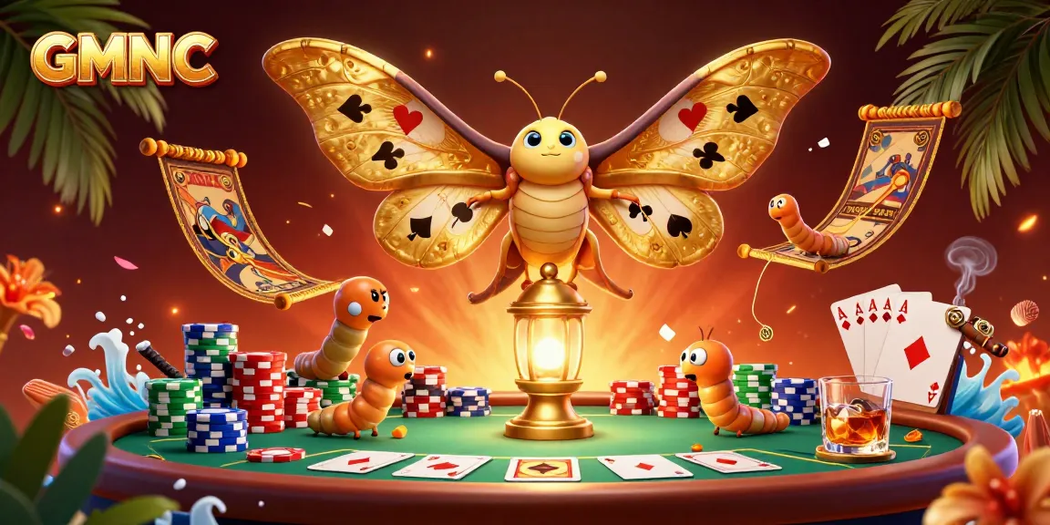 Experience gambling excitement with GMNC, showcasing a 3D whimsical casino scene.