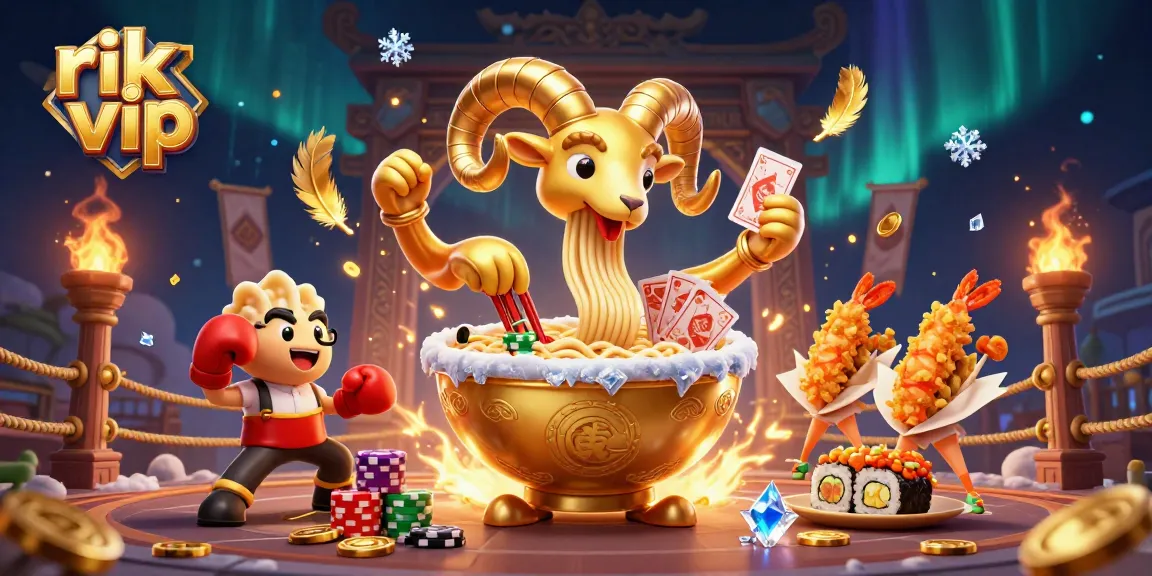 Engage with rik vip in a vibrant 3D casino scene showcasing dynamic characters and rich game elements.